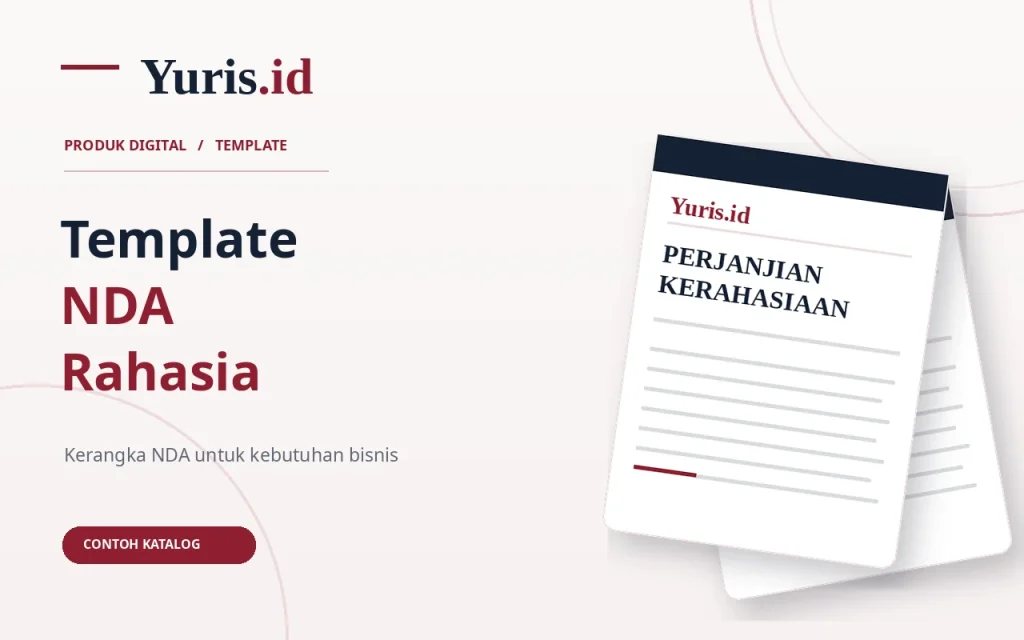 Template Perjanjian Kerahasiaan (NDA)